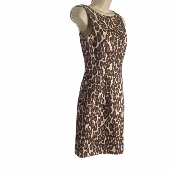 Kate Spade Leopard Print Sleeveless Sheath Dress - Picture 5 of 13